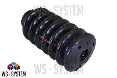 1 Stück Universal Faltenbalg Manschette Achsmanschette L 45mm-105mm Ø 15mm-26mm