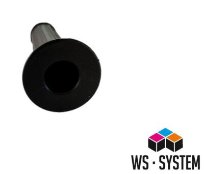 2 x Universal Schubkarrengriff Griff Schubkarre Sackkarre - 22mm Schwarz **Neu**