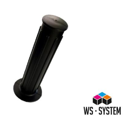 2 x Universal Schubkarrengriff Griff Schubkarre Sackkarre - 22mm Schwarz **Neu**