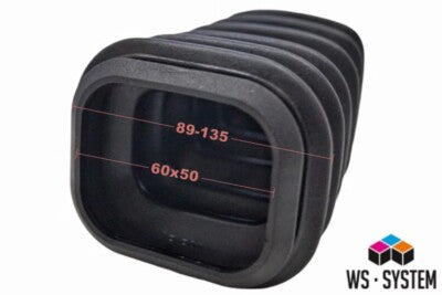 1 Stück Universal Faltenbalg Manschette Anhänger Boot L 29mm-56m Ø 47mm-72mm