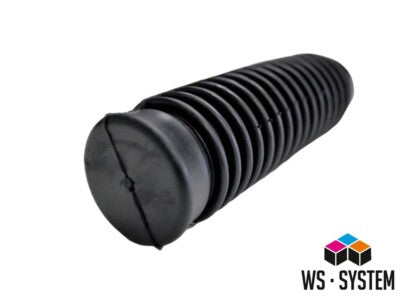 2 x Universal Schubkarrengriff Griff Schubkarre Sackkarre - 25mm Schwarz **Neu**