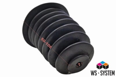 1 Stück Universal Faltenbalg Manschette Anhänger Boot L 50mm-106mm Ø 7mm-45mm