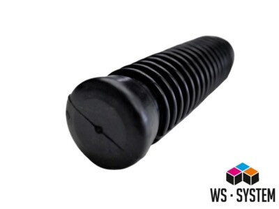 2 x Universal Schubkarrengriff Griff Schubkarre Sackkarre - 23mm Schwarz **Neu**