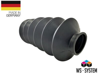 1 Stück Universal Faltenbalg Gummi Manschette Anhänger L 97mm-245mm Ø 44mm-48mm