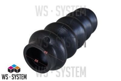 1 Stück Universal Faltenbalg Gummi Manschette Anhänger L 40mm-130mm Ø 8mm-25mm