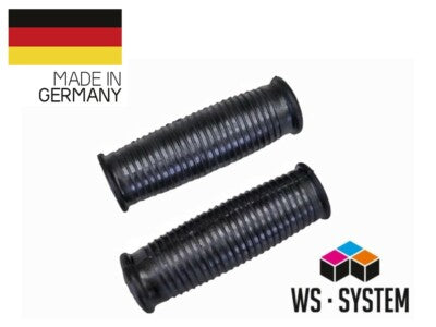 2 x Universal Schubkarrengriff Griff Schubkarre Sackkarre - 23mm Schwarz **Neu**