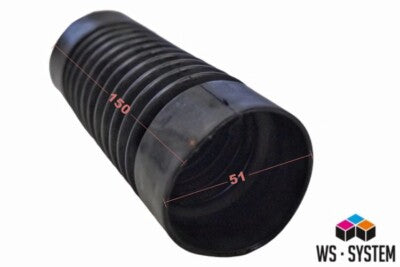 1 Stück Universal Faltenbalg Manschette Anhänger Boot L 92mm-68m Ø 52mm