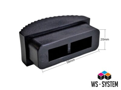 4 Stück Leiter Gummifüße Fuß Leiterschuh Gummi Traverse Kappe Anti-Rutsch Ersatz