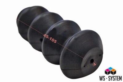 1 Stück Universal Faltenbalg Manschette Anhänger Boot L 96mm-30m Ø 34mm