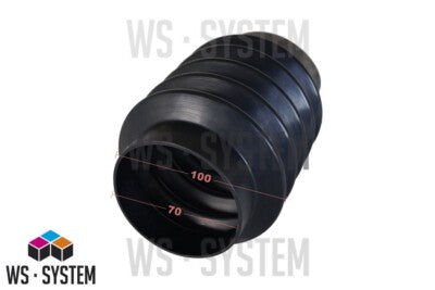 1 Stück Faltenbalg Kompatibel zu BPW PAV-SR 2,7 Anhänger L40mm-108mm Ø 74mm-85mm