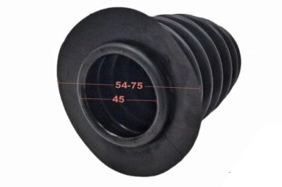 1 Stück Universal Faltenbalg Manschette Anhänger Boot L 50mm-106mm Ø 7mm-45mm