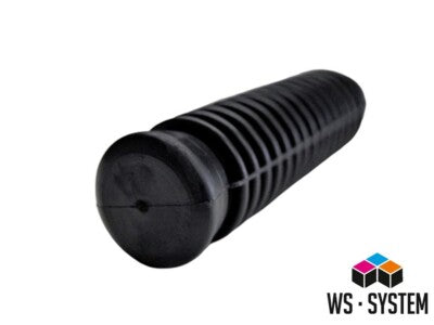 2 x Universal Schubkarrengriff Griff Schubkarre Sackkarre - 19mm Schwarz **Neu**