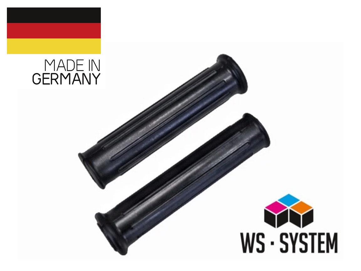 2 x Universal Fahrradgriff Kinderfahrrad Lenker Griff Gummi 15mm Schwarz **Neu**