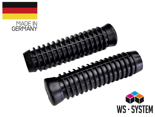 2 x Universal Schubkarrengriff Griff Schubkarre Sackkarre - 19mm Schwarz **Neu**