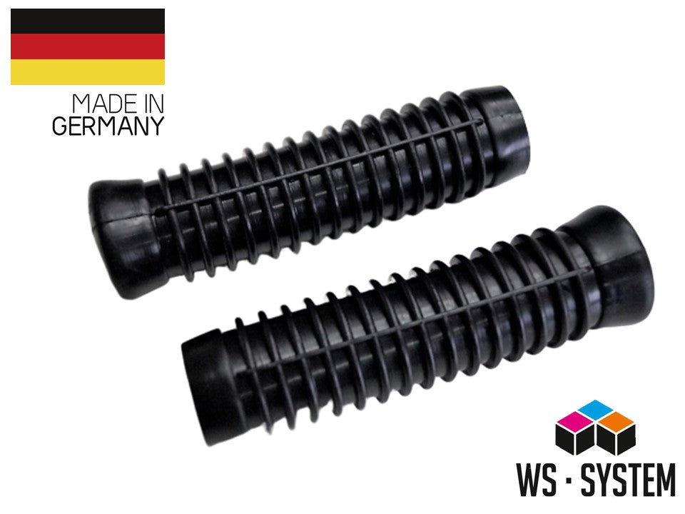 2 x Universal Schubkarrengriff Griff Schubkarre Sackkarre - 23mm Schwarz **Neu**