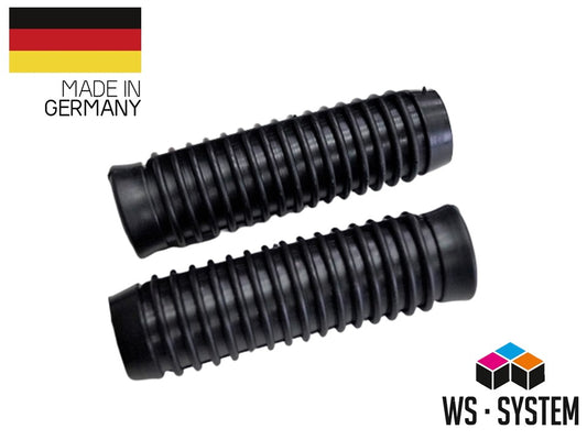 2 x Universal Schubkarrengriff Griff Schubkarre Sackkarre - 25mm Schwarz **Neu**