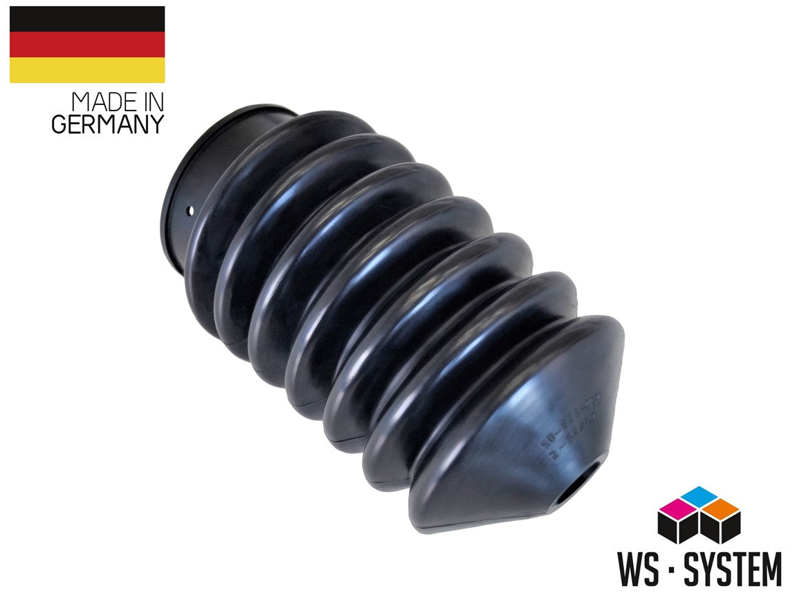1 Stück Universal Faltenbalg Manschette Achsmanschette L 110mm-170mm Ø 20mm-60mm