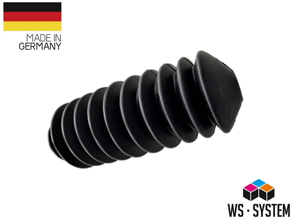 1 x Universal Faltenbalg Gummi Manschette Anhänger  L 225mm-115mm Ø 19mm/53mm