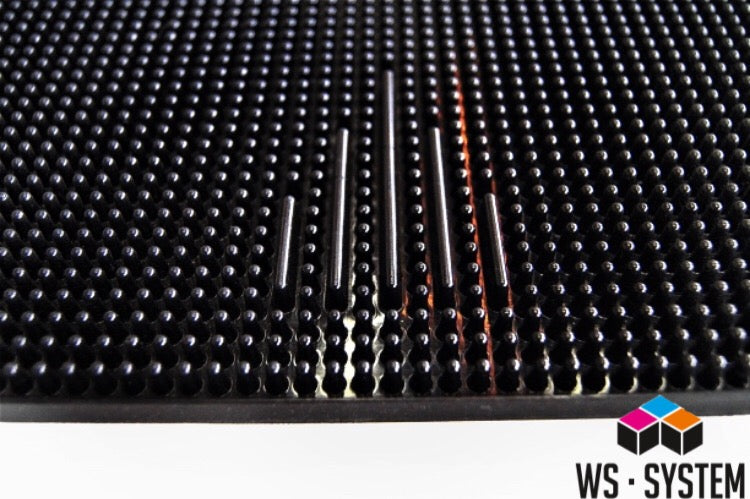 Abtropfmatte Geschirrmatte Gummimatte Trocken-Matte flexibel 45 x 31 x 1 cm