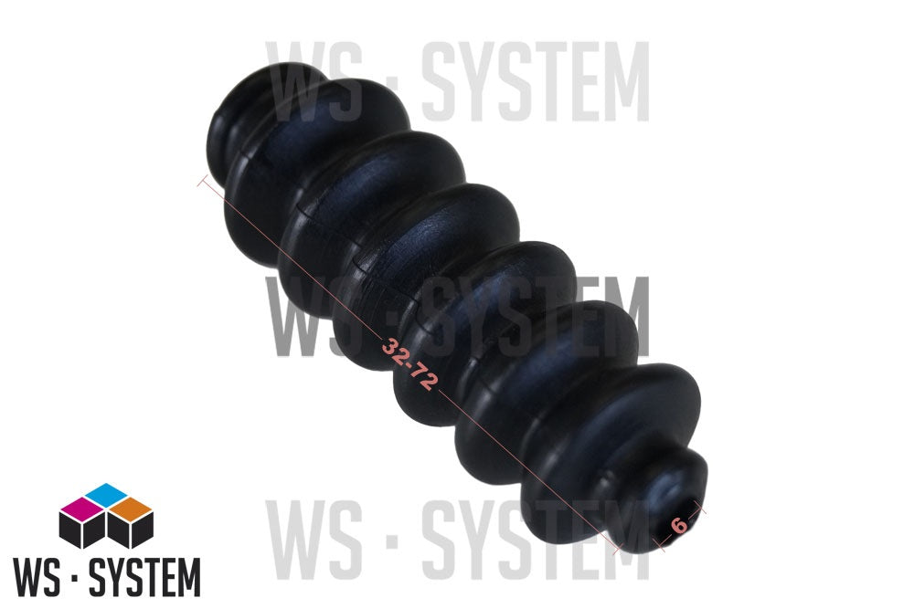 1 Stück Universal Faltenbalg Gummi Manschette Bellow L 32mm-72mm Ø 6mm-9,5mm