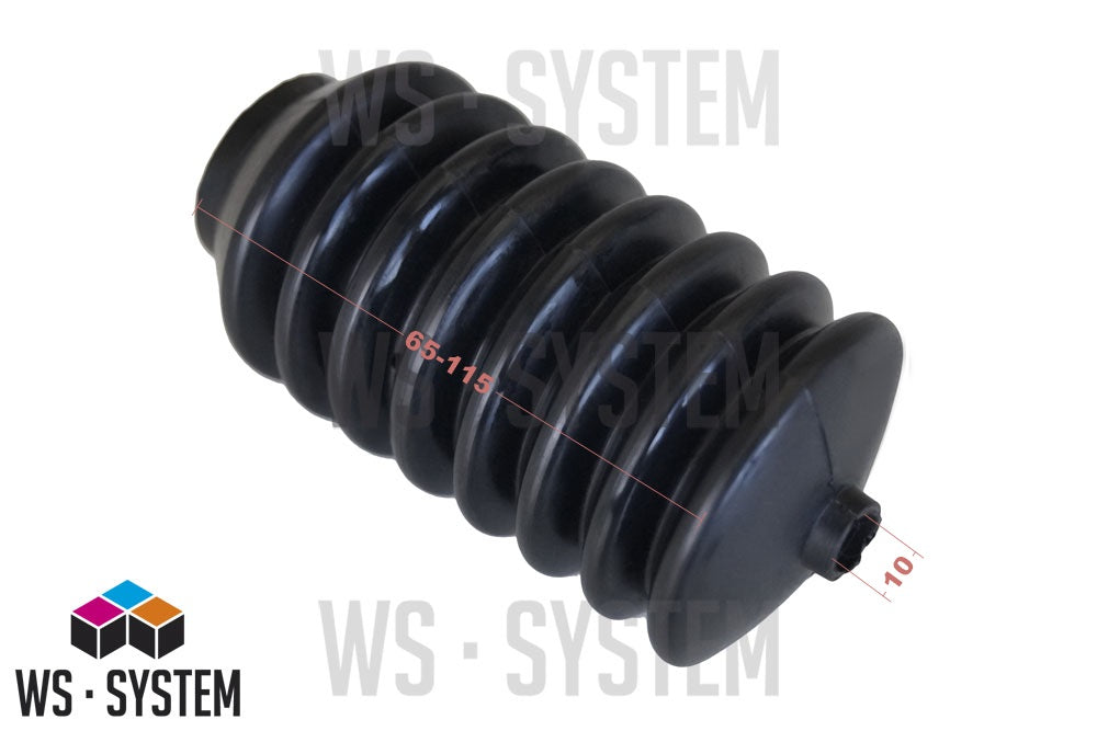 1 Stück Universal Faltenbalg Manschette Achsmanschette L 65mm-115mm Ø 10mm/33mm