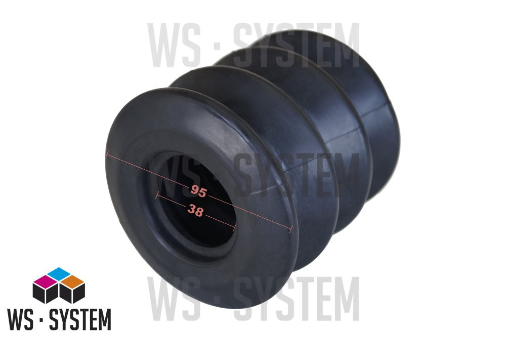 1 Stück Universal Faltenbalg Manschette Achsmanschette L 45mm-115mm Ø 28mm-38mm