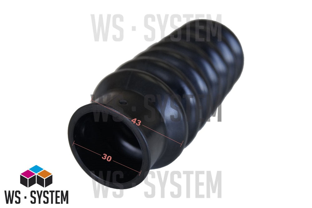 1 Stück Universal Faltenbalg Manschette Achsmanschette L 75mm-118mm Ø 25mm-30mm