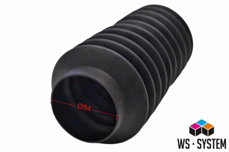 1 Stk Universal Faltenbalg Manschette Anhänger Balg Boot L 270mm-105mm Ø62/85mm