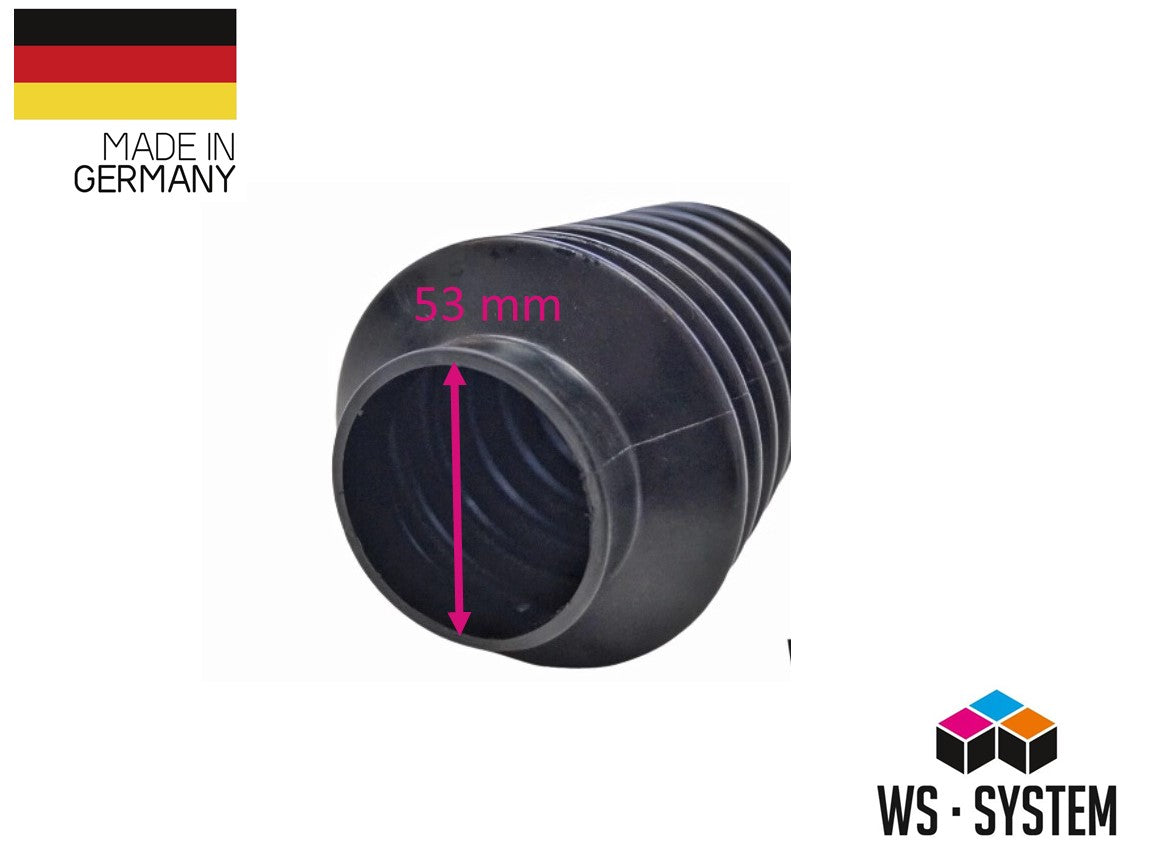1 Stück Universal Faltenbalg Manschette Anhänger Boot L 140mm-70m Ø 28mm / 53mm