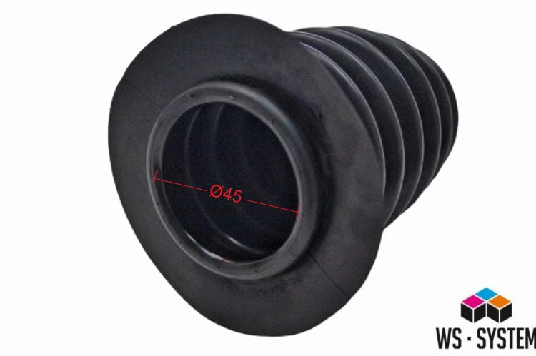 1 Stück Universal Faltenbalg Manschette Anhänger Boot L 50mm-106mm Ø 7mm-45mm