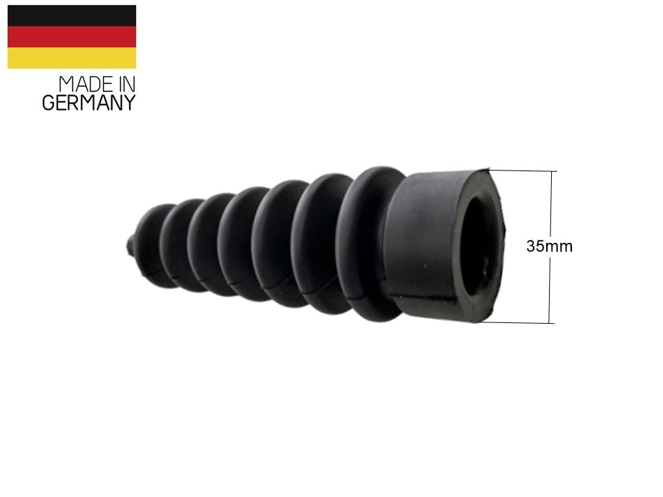1 Stück Universal Faltenbalg Gummi Manschette Anhänger L 55mm-105mm Ø 4mm/19mm