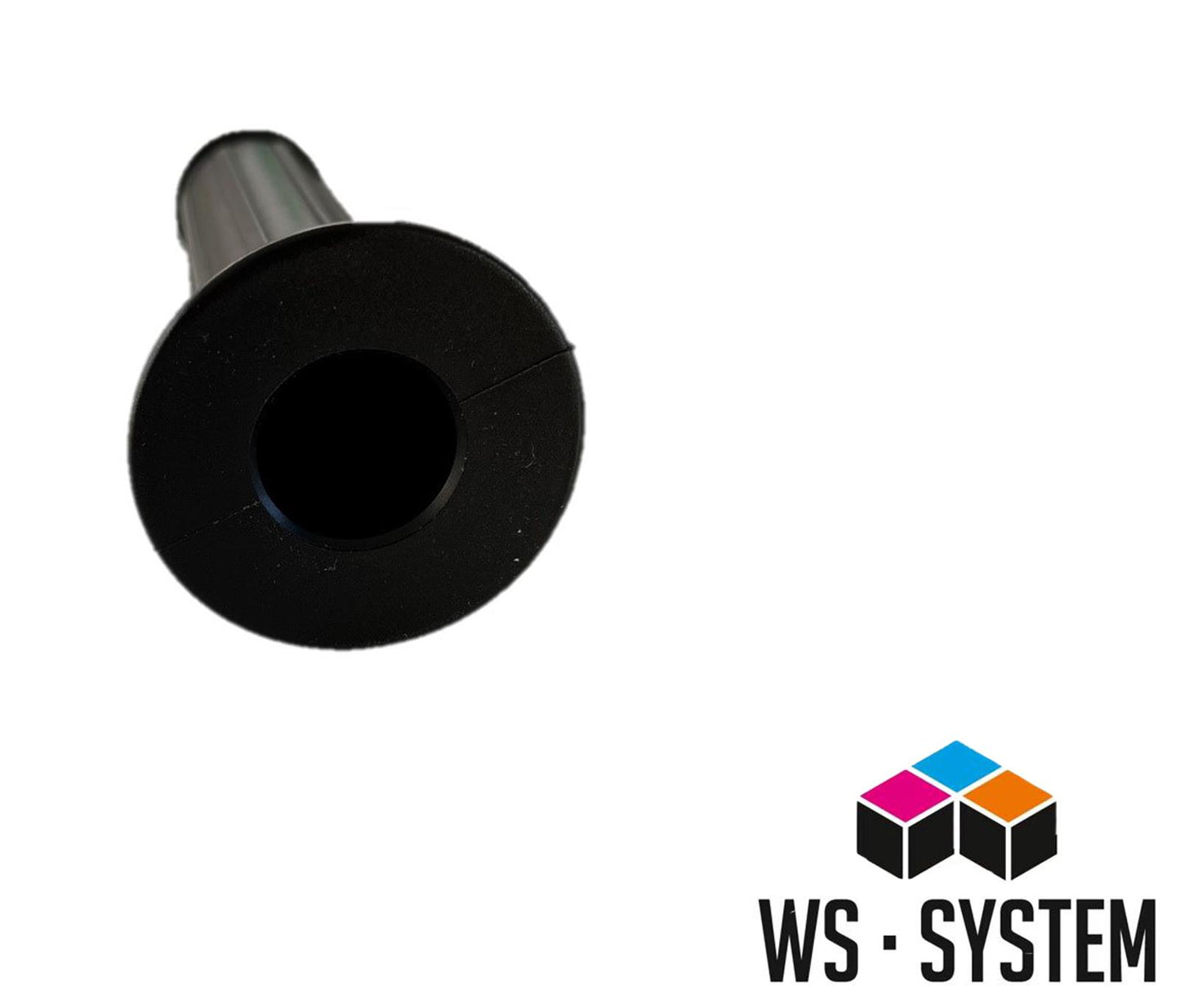 2 x Universal Schubkarrengriff Griff Schubkarre Sackkarre - 22mm Schwarz **Neu**