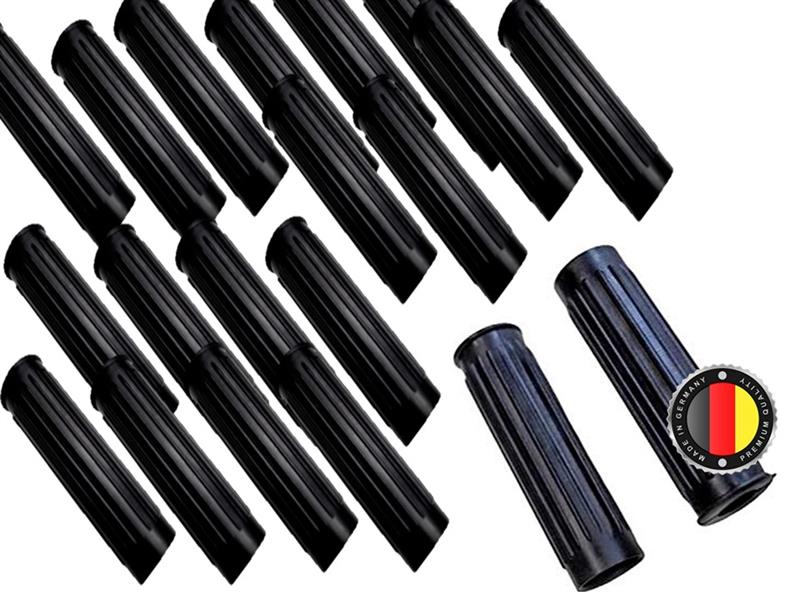 10 x Universal Schubkarrengriff Griff Schubkarre Sackkarre - 30mm Schwarz *Neu*