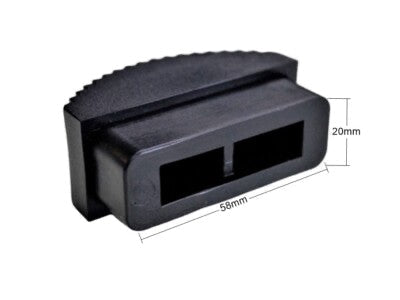 2 Stück Leiter Gummifüße Fuß Leiterschuh Gummi Traverse Kappe Anti-Rutsch Ersatz