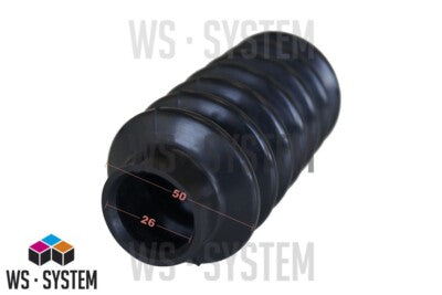 1 Stück Universal Faltenbalg Manschette Achsmanschette L 45mm-105mm Ø 15mm-26mm