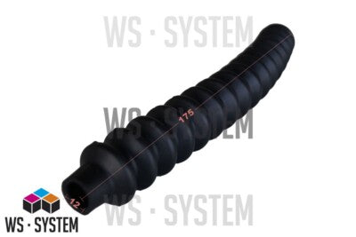 1 Stück Universal Faltenbalg Gummi Manschette Anhänger L 66mm-232mm Ø 0,6mm-12mm