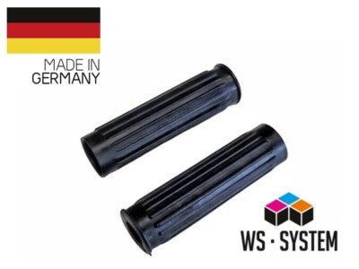 2 x Universal Fahrradgriff Kinderfahrrad Lenker Griff Gummi 19mm Schwarz **Neu**