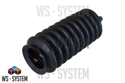 1 Stück Universal Faltenbalg Manschette Achsmanschette L 42mm-125mm Ø 9mm-47mm