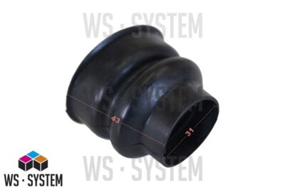 1 Stück Universal Faltenbalg Manschette Achsmanschette L 43mm Ø 31mm-45mm