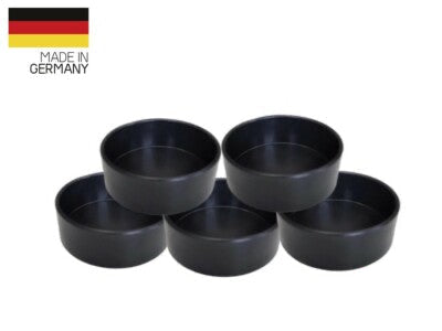 5 x Profi Flach Gips Becher Schale Schüssel Gummibecher Anrührbecher Mischbecher