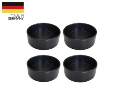 4 x Profi Flach Gips Becher Schale Schüssel Gummibecher Anrührbecher Mischbecher