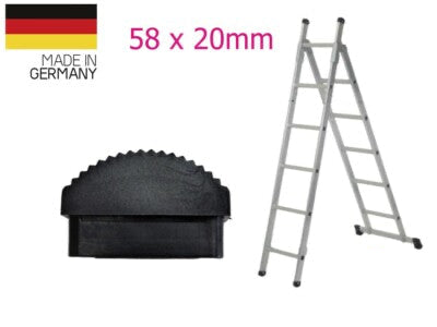 Leiter Gummifüße Fuß Leiterschuh Gummi Traversenfußkappe Ersatz Anti-Rutsch