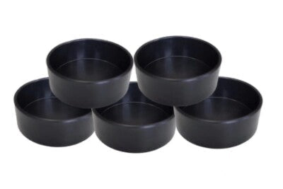 5 x Profi Flach Gips Becher Schale Schüssel Gummibecher Anrührbecher Mischbecher