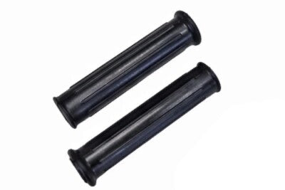 2 x Universal Fahrradgriff Kinderfahrrad Lenker Griff Gummi 15mm Schwarz **Neu**