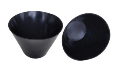 2 x Profi Hoch Gips Becher Schale Schüssel Gummibecher Anrührbecher Mischbecher