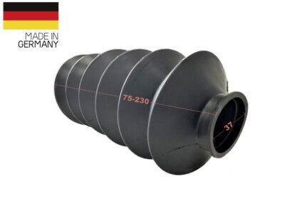 1 Stück Universal Faltenbalg Gummi Manschette Anhänger L 97mm-245mm Ø 44mm-48mm