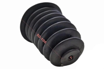 1 Stück Universal Faltenbalg Manschette Anhänger Boot L 50mm-106mm Ø 7mm-45mm