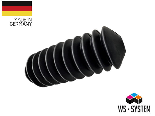 1 x Universal Faltenbalg Gummi Manschette Anhänger  L 225mm-115mm Ø 19mm/53mm