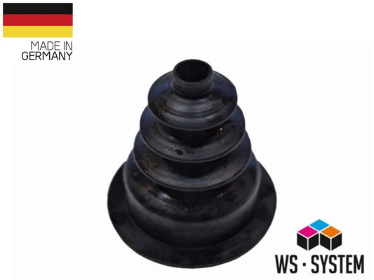 1 Stück Universal Faltenbalg Manschette Anhänger Boot L 55mm Ø 9mm / Ø 40mm