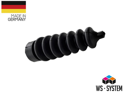 1 Stück Universal Faltenbalg Gummi Manschette Anhänger L 55mm-105mm Ø 4mm/19mm